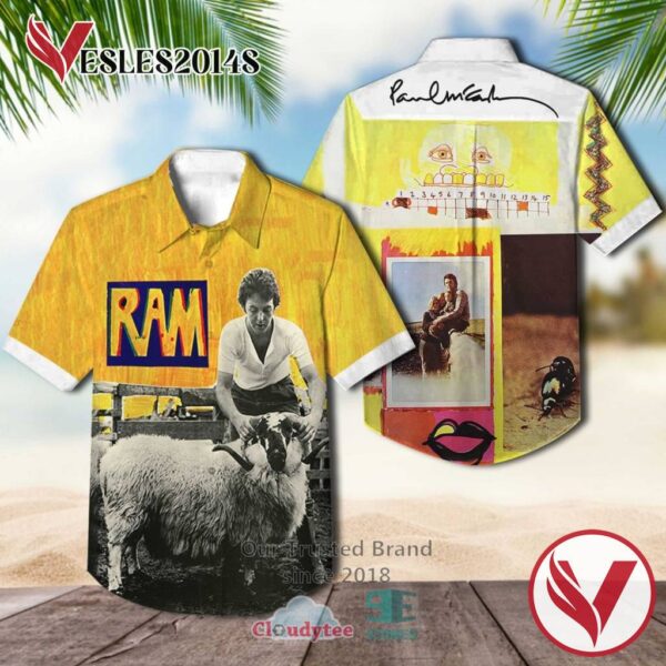 Paul Mccartney Ram 1971 Casual Hawaiian Shirt, Best Gifts For Summer Vesles2014S 1