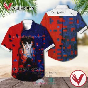 Paul Mccartney Tug Of War 1982 Casual Hawaiian Shirt, Best Gifts For Summer Vesles2014S 1
