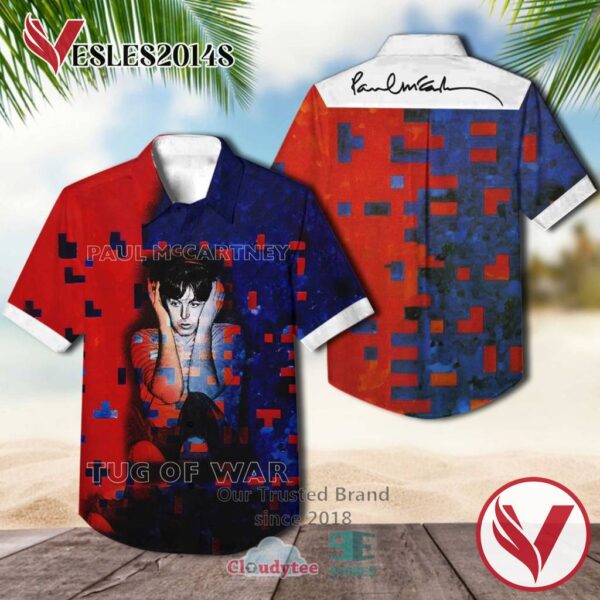 Paul Mccartney Tug Of War 1982 Casual Hawaiian Shirt, Best Gifts For Summer Vesles2014S