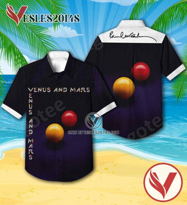 Paul Mccartney Venus And Mars Album Cover Hawaiian Shirt, Unique Gifts For Music Lovers - Vesles2014S