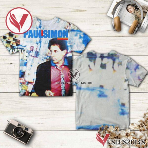 Paul Simon Hearts And Bones Album Cover Shirt, Unique Gifts For Music Lovers - Vesles2014S