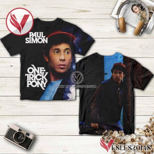 Paul Simon One-trick Pony Album Cover Shirt, Unique Gifts For Music Lovers - Vesles2014S