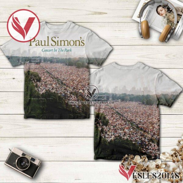 Paul Simon’s Concert In The Park Album Cover Shirt, Unique Gifts For Music Lovers - Vesles2014S