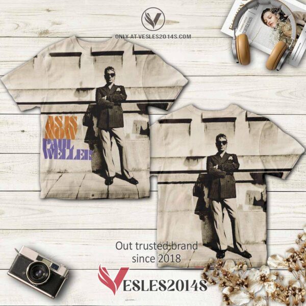 Paul Weller As Is Now Album 3D T-Shirt, Perfect Gifts For Music Lovers - Vesles2014S