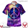 Peace And Love Hippie Hawaiian Shirt, Unique Gifts For Friends - Vesles2014S 1