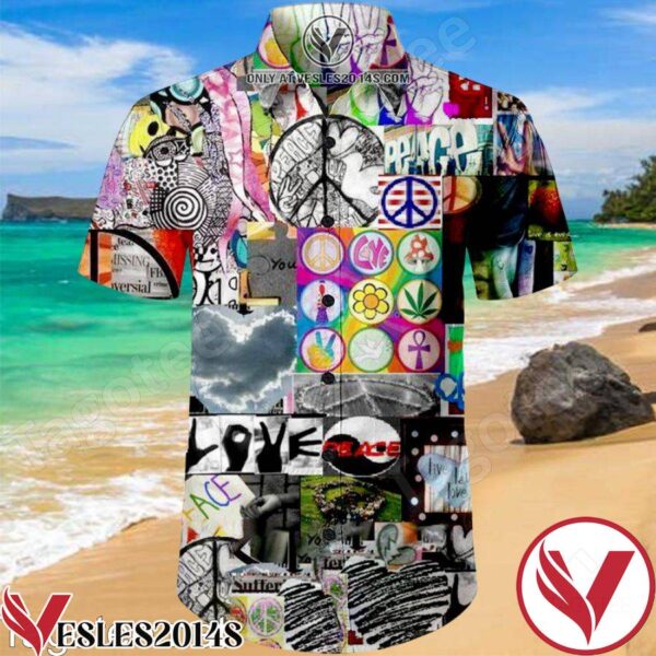 Peace And Love Revolution Hawaiian Shirt, Unique Gifts For Friends - Vesles2014S 1
