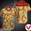 Peanuts Snoopy And Charlie Brown Orange Tropical Floral Hawaiian Shirt, Unique Gifts For Friends - Vesles2014S 1