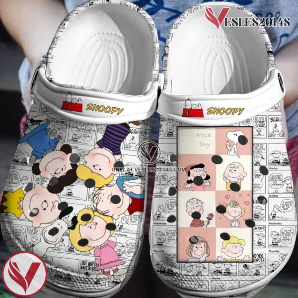 Peanuts Snoopy Crocs Crocband Comfortable Shoes Clogs 3D, Unique Gift From  Vesles2014S