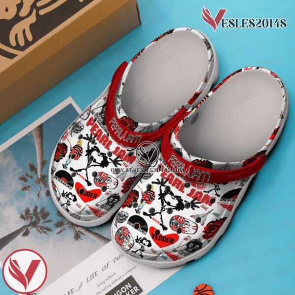 Pearl Jam Music Crocs Crocband Clogs Shoes, Unique Gifts For Fans Style 1 - Vesles2014S 2