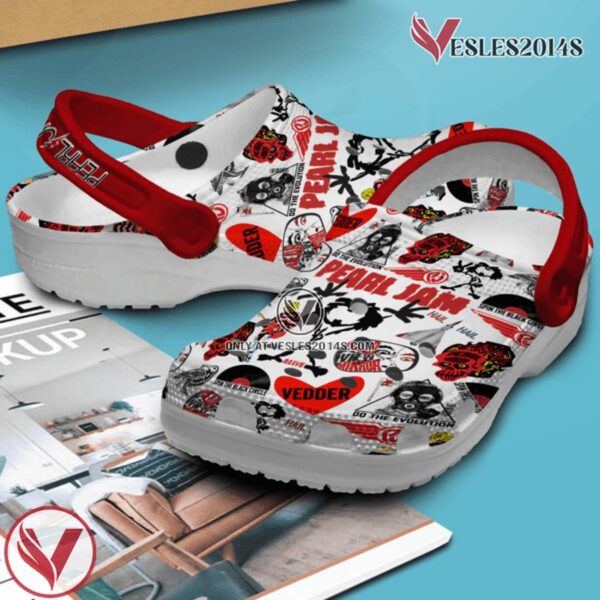 Pearl Jam Music Crocs Crocband Clogs Shoes, Unique Gifts For Fans Style 1 - Vesles2014S 3