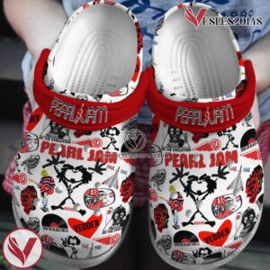 Pearl Jam Music Crocs Crocband Clogs Shoes, Unique Gifts For Fans Style 1 - Vesles2014S