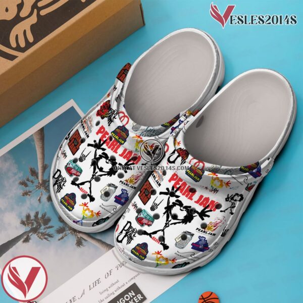 Pearl Jam Music Crocs Crocband Clogs Shoes, Unique Gifts For Fans Style 2 - Vesles2014S 2