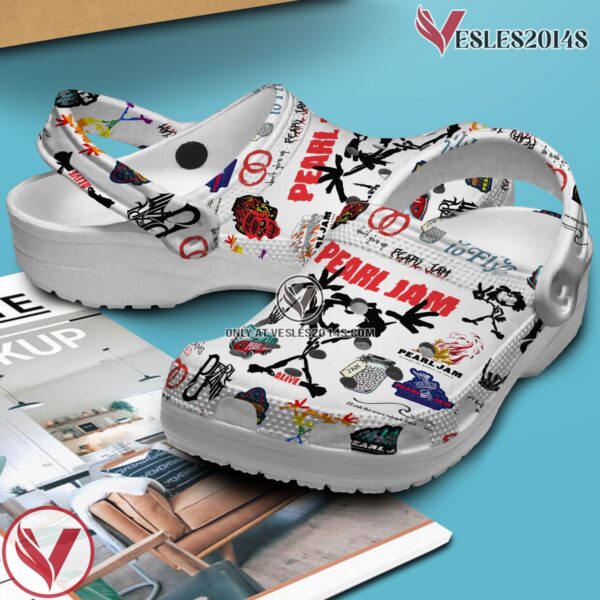 Pearl Jam Music Crocs Crocband Clogs Shoes, Unique Gifts For Fans Style 3 - Vesles2014S 3