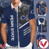 Penn State Nittany Lions Navy Hawaiian Shirt And Short, Unique Gifts For Friends - Vesles2014S 1