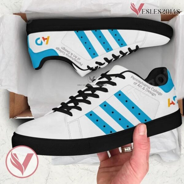 Pennsylvania College of Art and Design Logo Stan Smith Shoes, Unique Sneaker For Fans - Vesles2014s 1