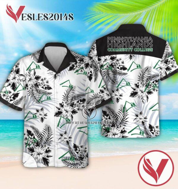 Pennsylvania Highlands Community College Hawaiian Suit, Perfect Gifts Idea In Holiday - Vesles2014S
