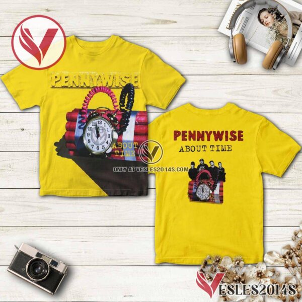 Pennywise About Time Album Cover Shirt, Unique Gifts For Music Lovers - Vesles2014S