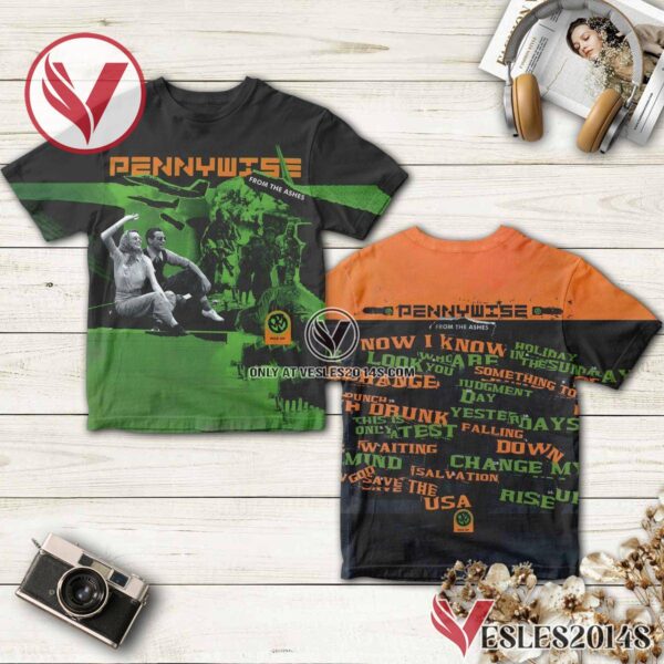 Pennywise From The Ashes Album Cover Shirt, Unique Gifts For Music Lovers - Vesles2014S