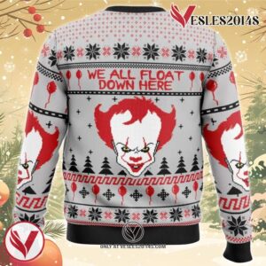 Pennywise IT Ugly Christmas Sweater, Unique Christmas Gift For Fans - Vesles2014S 1