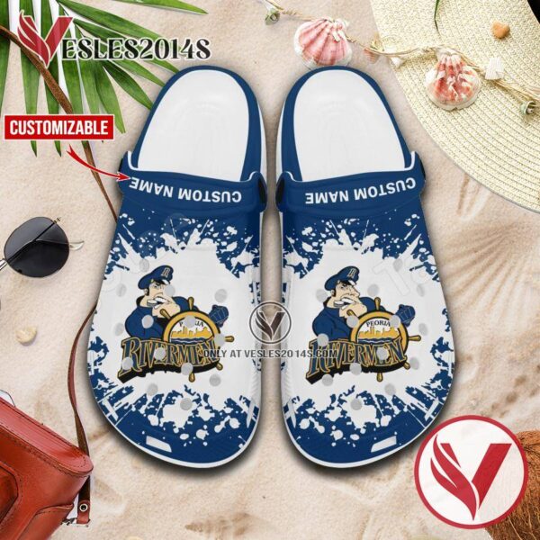 Peoria Rivermen Logo Crocs Shoes For Men And Women, Unique Clogs Shoes For Fans - Vesles2014S 1