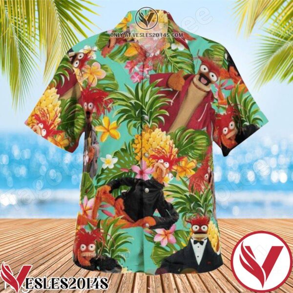 Pepé The King Prawn The Muppet Tropical Pineapple Hawaiian Shirt, Unique Gifts For Friends - Vesles2014S 1