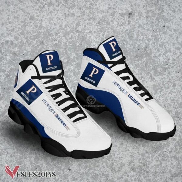 Pepperdine Graziadio Business School Logo Air Jordan 13 Shoes, Best Sneaker Gifts For Fans - Vesles2014s