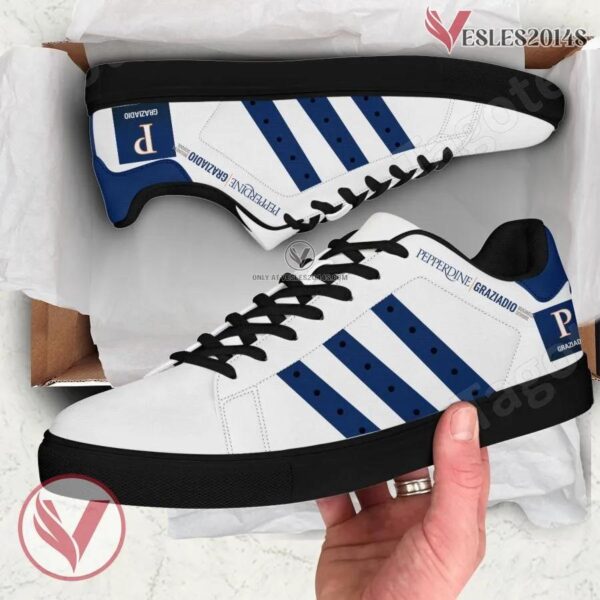 Pepperdine Graziadio Business School Stan Smith Shoes, Unique Sneaker For Fans - Vesles2014s 1