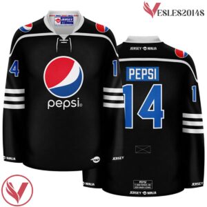 Pepsi Big Logo  Black Jersey - Vesles2014S