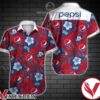 Pepsi Blue Tropical Floral Red Hawaiian Shirt, Unique Gifts For Friends - Vesles2014S 1