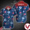 Pepsi Blue Tropical Floral Style 2 Hawaiian Shirt, Unique Gifts For Friends - Vesles2014S 1
