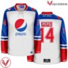 Pepsi Globe White Green Red Jersey - Vesles2014S