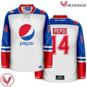 Pepsi Globe White Green Red Jersey - Vesles2014S
