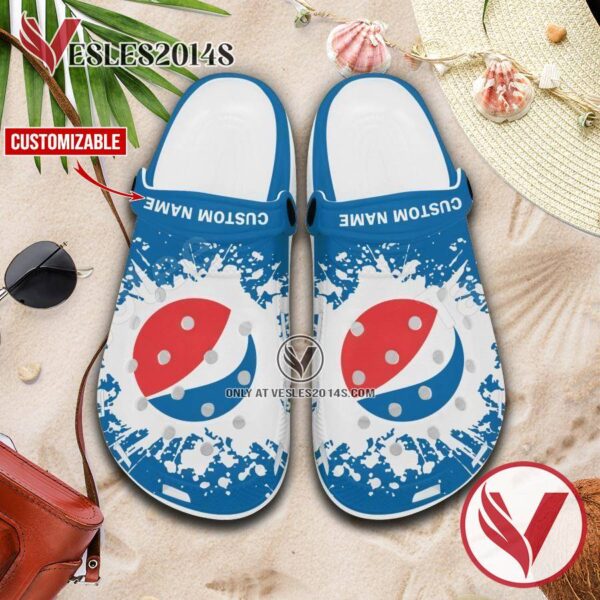 Pepsi Logo Crocs Shoes For Men And Women, Unique Clogs Shoes For Fans - Vesles2014S 1