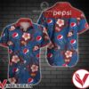 Pepsi Red Tropical Floral Navy Hawaiian Shirt, Unique Gifts For Friends - Vesles2014S 1