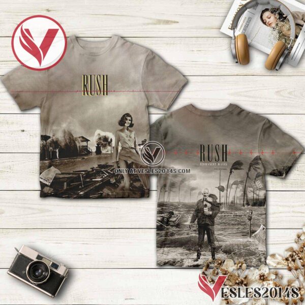 Permanent Waves Album Cover By Rush Shirt, Unique Gifts For Music Lovers - Vesles2014S