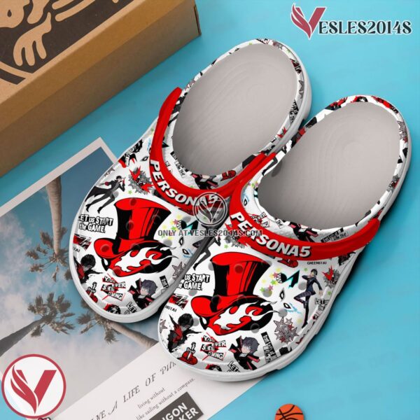 Persona 5 GamesCrocs Crocband Clogs Shoes Comfortable For Men Women and Kids, Unique Gift From  Vesles2014S 2