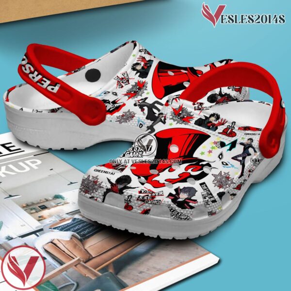 Persona 5 GamesCrocs Crocband Clogs Shoes Comfortable For Men Women and Kids, Unique Gift From  Vesles2014S 3