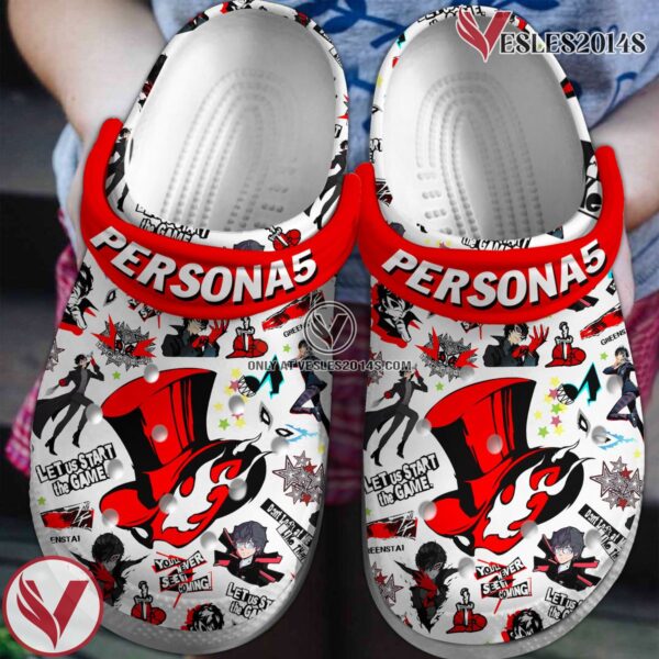 Persona 5 GamesCrocs Crocband Clogs Shoes Comfortable For Men Women and Kids, Unique Gift From  Vesles2014S