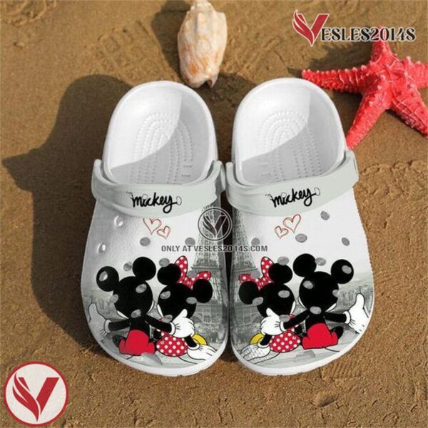 Personalised Mickey And Minnie Cartoon Crocs Crocband Shoes Clogs Custom Name For Men Women And Kids, Unique Gift From  Vesles2014S