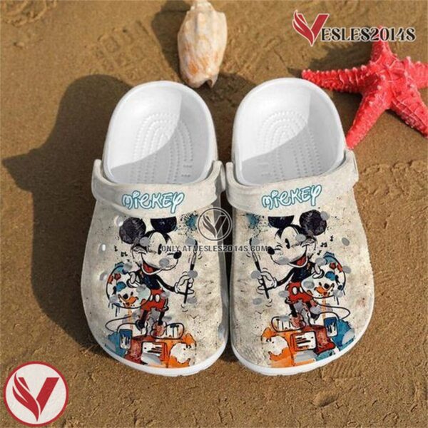 Personalised Mickey Cartoon Crocs Crocband Shoes Clogs Custom Name For Men Women And Kids Style 2, Unique Gift From  Vesles2014S