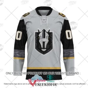 Personalized AHL Henderson Silver Knights 2020-21 Premier Silver Hockey Jersey, Trending Gifts For Fans - Vesles2014s 1