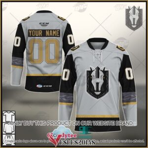 Personalized AHL Henderson Silver Knights 2020-21 Premier Silver Hockey Jersey, Trending Gifts For Fans - Vesles2014s