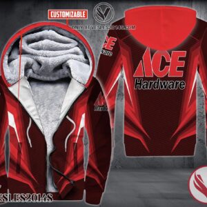 Personalized Ace Hardware Red Uniform CustomFleece Hoodie, Unique Gifts For Employee - Vesles2014S 1