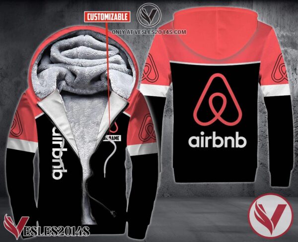 Personalized Airbnb Uniform Fleece Hoodie, Unique Gifts For Employee - Vesles2014S 1