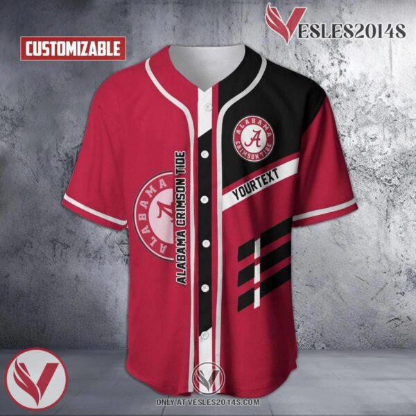 Personalized Alabama Crimson Tide NCAA Baseball Jersey, Unique Gifts For Fans - Vesles2014s
