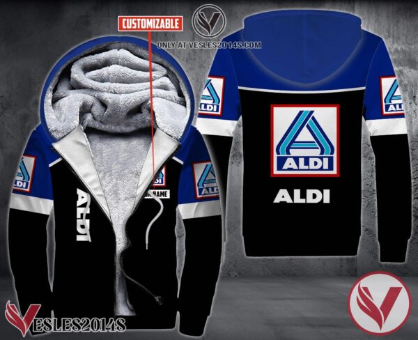 Personalized Aldi Uniform Fleece Hoodie, Unique Gifts For Employee - Vesles2014S 1