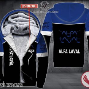 Personalized Alfa Laval Uniform Custom Fleece Hoodie, Unique Gifts For Employee - Vesles2014S 1