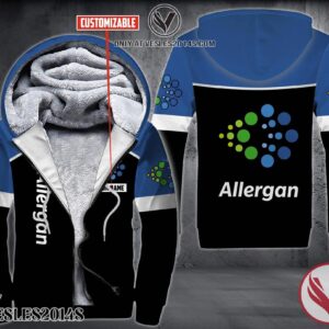 Personalized Allergan, Inc Uniform Fleece Hoodie, Unique Gifts For Employee - Vesles2014S 1
