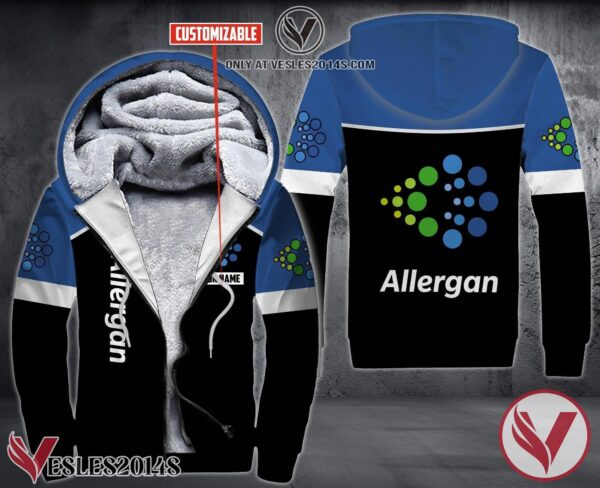 Personalized Allergan, Inc Uniform Fleece Hoodie, Unique Gifts For Employee - Vesles2014S 1