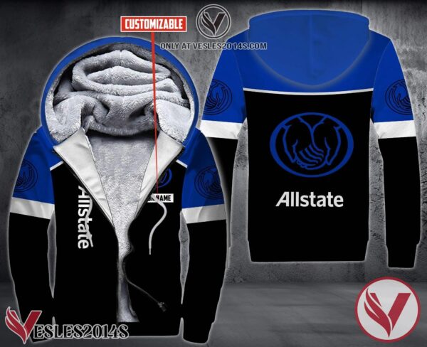 Personalized Allstate Uniform Fleece Hoodie, Unique Gifts For Employee - Vesles2014S 1